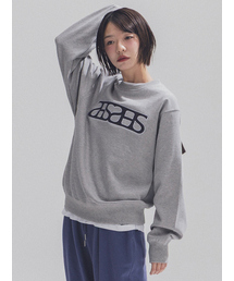 Heart Logo Patch Sweatshirt_MELANGE