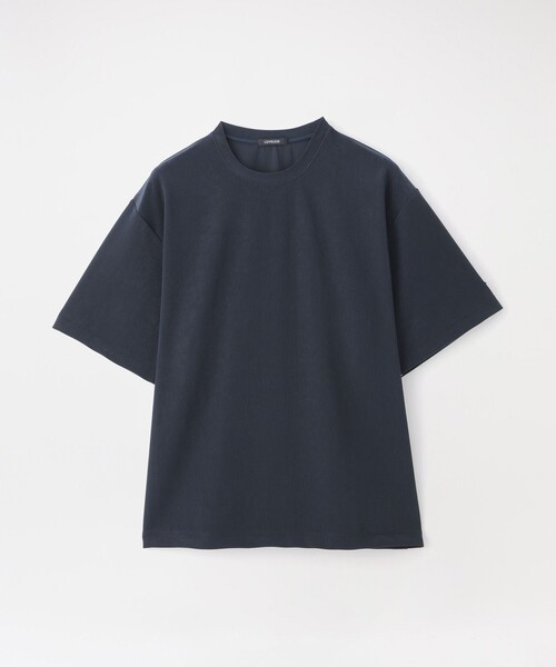LOVELESS(ラブレス)の「コードピケTシャツ(Tシャツ/カットソー・メンズ・ブラック/ネイビー・L/M)」の1枚目の写真