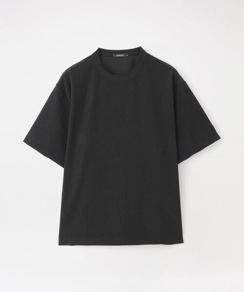 LOVELESS(ラブレス)の「コードピケTシャツ(Tシャツ/カットソー・メンズ・ブラック/ネイビー・L/M)」の2枚目の写真