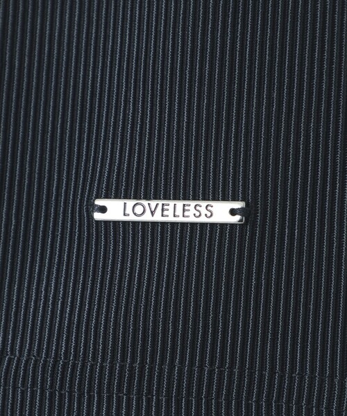 LOVELESS(ラブレス)の「コードピケTシャツ(Tシャツ/カットソー・メンズ・ブラック/ネイビー・L/M)」の12枚目の写真