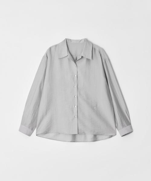 Ellioti(エリオティ)の「Noel Convertible Wrap Shirts_3Color(シャツ/ブラウス・レディース・グレー/ブルー/アイボリー・F)」の6枚目の写真