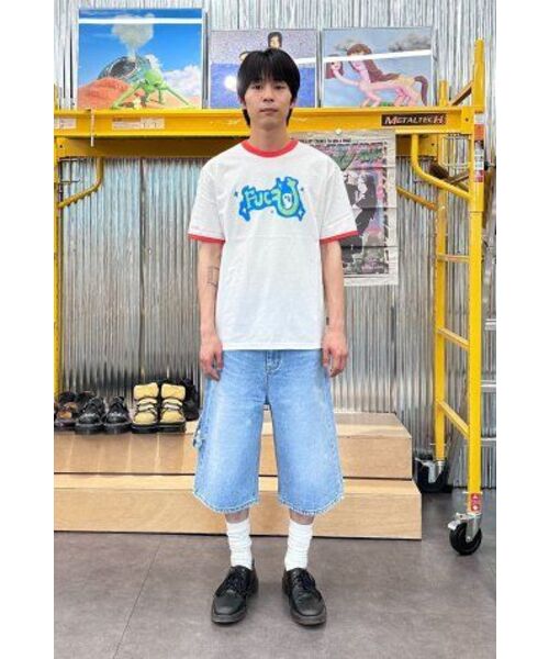 youthbath(ユースバース)の「BULKY WIDE DENIM SHORT_LIGHT BLUE(デニムパンツ・レディース・その他・LARGE/SMALL)」の7枚目の写真