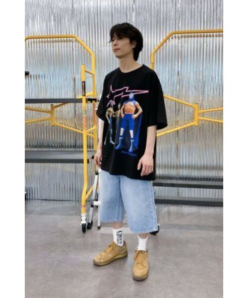 youthbath(ユースバース)の「BULKY WIDE DENIM SHORT_LIGHT BLUE(デニムパンツ・レディース・その他・LARGE/SMALL)」の4枚目の写真
