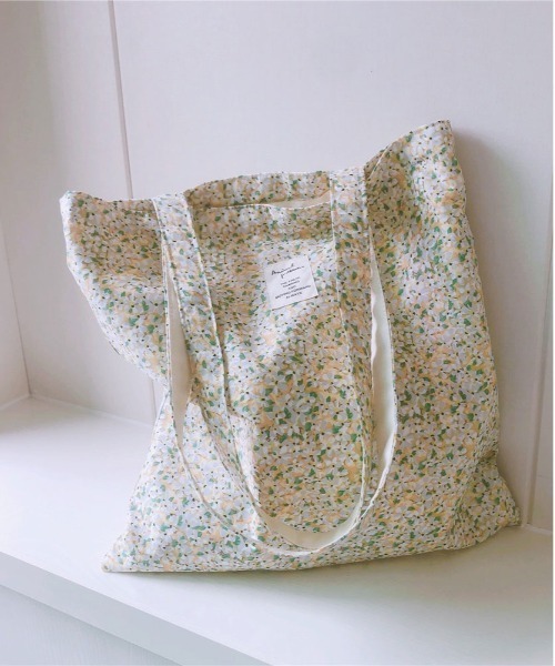 ammy.(エイミードット)の「【 ammy. / エイミードット 】 小花柄 トートバッグ(ショルダーバッグ・レディース・ブルー/ライトブルー/オレンジ/イエロー・FREE)」の15枚目の写真