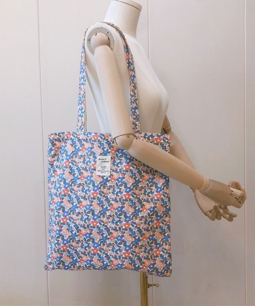 ammy.(エイミードット)の「【 ammy. / エイミードット 】 小花柄 トートバッグ(ショルダーバッグ・レディース・ブルー/ライトブルー/オレンジ/イエロー・FREE)」の21枚目の写真