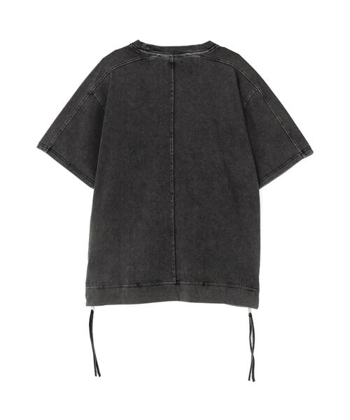 DANKE SCHON(ダンケシェーン)の「【WEB&DEPOT限定】DankeSchon/ダンケシェーン/PIGMENT S/S TEE(Tシャツ/カットソー・レディース・ブラック/グレー・F)」の12枚目の写真