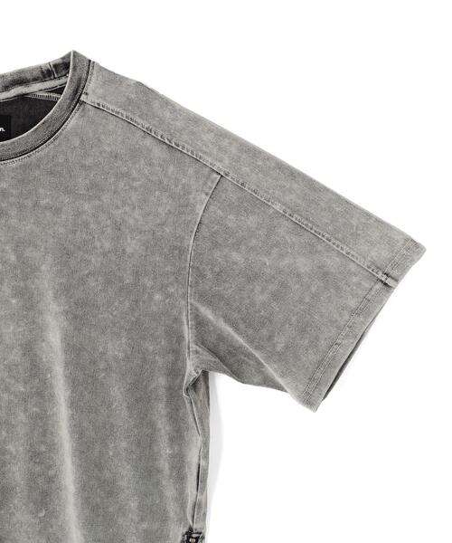 DANKE SCHON(ダンケシェーン)の「【WEB&DEPOT限定】DankeSchon/ダンケシェーン/PIGMENT S/S TEE(Tシャツ/カットソー・レディース・ブラック/グレー・F)」の8枚目の写真