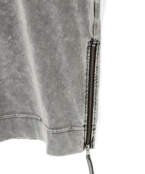 DANKE SCHON(ダンケシェーン)の「【WEB&DEPOT限定】DankeSchon/ダンケシェーン/PIGMENT S/S TEE(Tシャツ/カットソー・レディース・ブラック/グレー・F)」の7枚目の写真