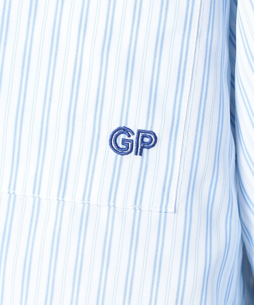 Grand PARK（グランドパーク）の「ノーカラーストライプシャツ（シャツ/ブラウス・レディース・ホワイト/グレー・FREE）」の12枚目の写真