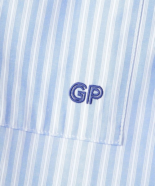 Grand PARK（グランドパーク）の「ノーカラーストライプシャツ（シャツ/ブラウス・レディース・ホワイト/グレー・FREE）」の14枚目の写真