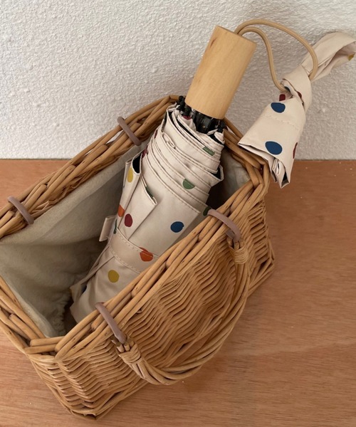 Made in I（メイドインアイ）の「Retro colorful dot folding umbrella（折りたたみ傘・レディース・レインボー・FREE）」の19枚目の写真