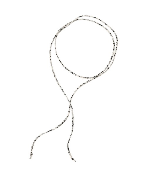 SALON adam et rope'（サロン アダム エ ロペ）の「リバティマルチコードネックレス / コードベルト（ネックレス・レディース・グリーン系その他/ブラック系その他/ブルー系その他4・FREE）」の9枚目の写真
