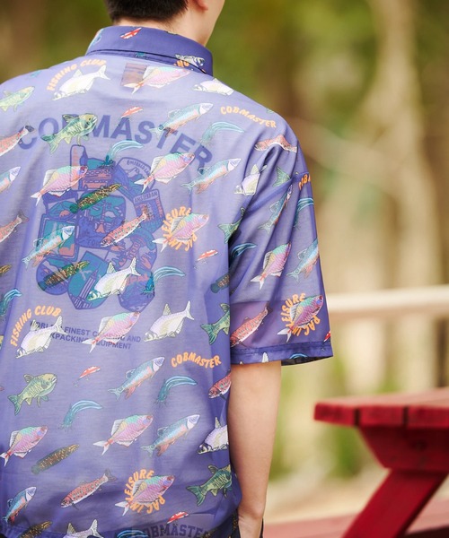 COBMASTER(コブマスター)の「COBMASTER/コブマスター 総柄メッシュ 半袖シャツ(シャツ/ブラウス・メンズ・その他1/その他3/その他2・LARGE/MEDIUM/X-LARGE)」の6枚目の写真