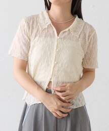 【一部店舗限定】B レースメロウシャツ