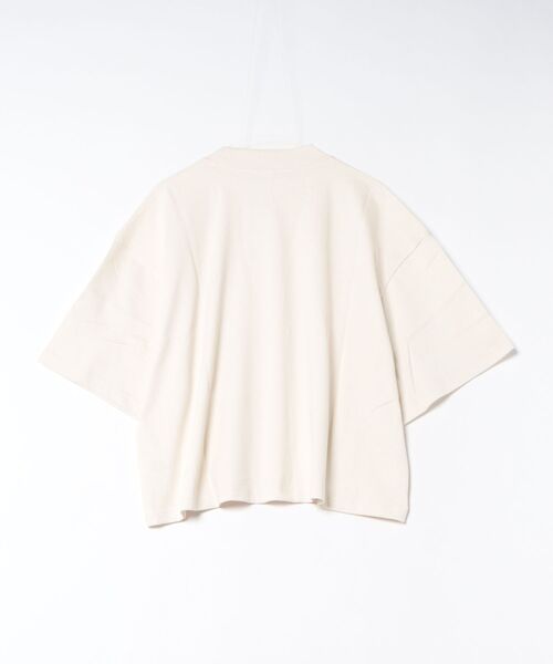 and it_(アンドイット)の「ビッグTシャツ(Tシャツ/カットソー・レディース・アイボリー/ブラック/チャコール・M)」の4枚目の写真