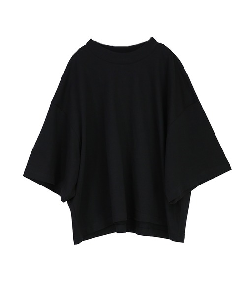 and it_(アンドイット)の「ビッグTシャツ(Tシャツ/カットソー・レディース・アイボリー/ブラック/チャコール・M)」の14枚目の写真