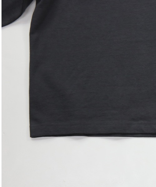 and it_(アンドイット)の「ビッグTシャツ(Tシャツ/カットソー・レディース・アイボリー/ブラック/チャコール・M)」の9枚目の写真