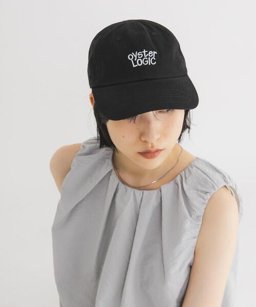 KBF(ケイビーエフ)の「ハンドドローライクエンブロイダリーCAP(キャップ・レディース・ベージュ/ブラック・ONE)」の1枚目の写真