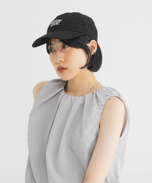 KBF(ケイビーエフ)の「ハンドドローライクエンブロイダリーCAP(キャップ・レディース・ベージュ/ブラック・ONE)」の16枚目の写真