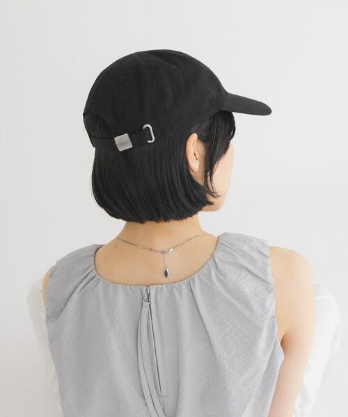 KBF(ケイビーエフ)の「ハンドドローライクエンブロイダリーCAP(キャップ・レディース・ベージュ/ブラック・ONE)」の14枚目の写真