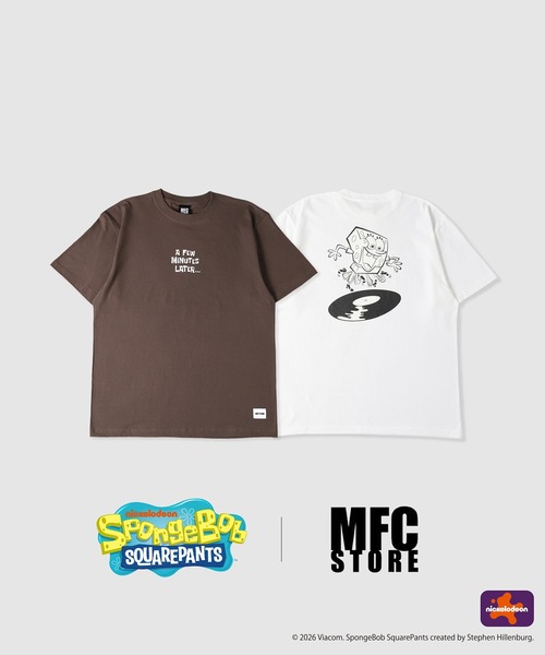 MFC STORE(エムエフシーストア)の「SpongeBob x MFC STORE RECORD S/S TEE(Tシャツ/カットソー・メンズ・チャコール/ホワイト・XS/S/M/L/XL/XXL)」の3枚目の写真