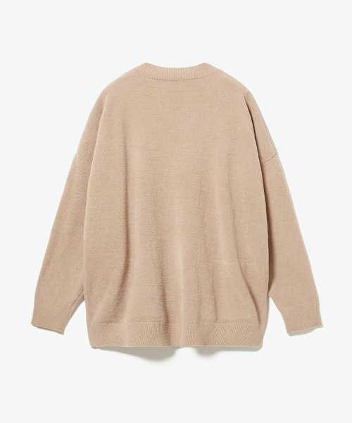 nestwell(ネストウェル)の「TEAK / オーバーサイズVカーディガン(カーディガン/ボレロ・メンズ・ブラック/キャメル・2/3)」の13枚目の写真