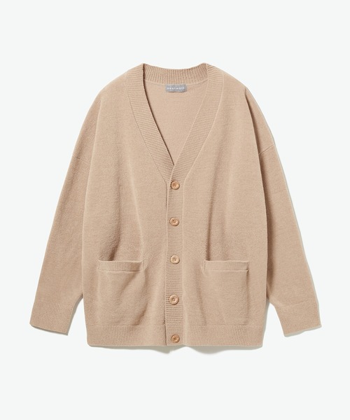 nestwell(ネストウェル)の「TEAK / オーバーサイズVカーディガン(カーディガン/ボレロ・メンズ・ブラック/キャメル・2/3)」の12枚目の写真