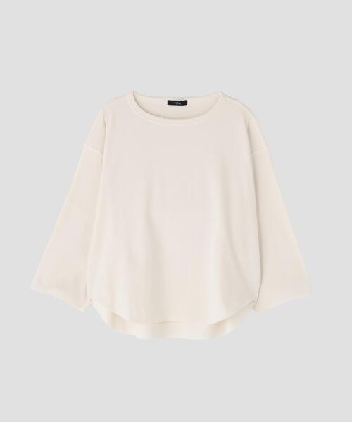 YLEVE(イレーヴ)の「YLEVE / COTTON RIB PULLOVER(Tシャツ/カットソー・レディース・ホワイト・1)」の1枚目の写真