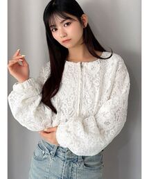 レースブルゾン
