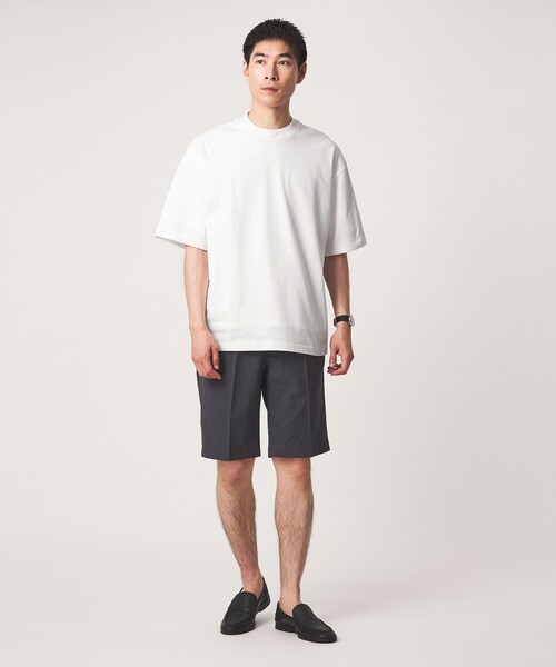 green label relaxing(グリーンレーベルリラクシング)の「Deo-Papi プレーティング クルーネック 半袖 Tシャツ -消臭性-(Tシャツ/カットソー・メンズ・ホワイト/ダークブラウン/ロイヤルブルー・M/XL/S/L)」の6枚目の写真