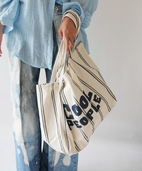 Port(ポート)の「【 New market 】ストライプ キャンバス トートバッグ(トートバッグ・レディース・ブラック/レッド・FREE)」の10枚目の写真