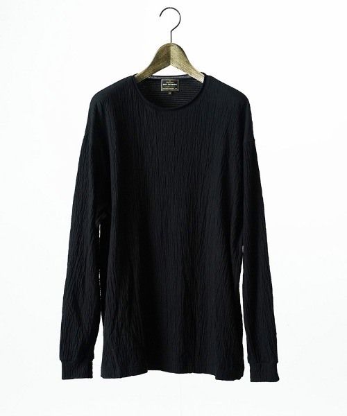 EGO TRIPPING(エゴトリッピング)の「mlt5775-GRAIN TEE ロングスリーブTシャツ(666751)(Tシャツ/カットソー・メンズ・グレー/ベージュ/ブラック・46/48)」の20枚目の写真