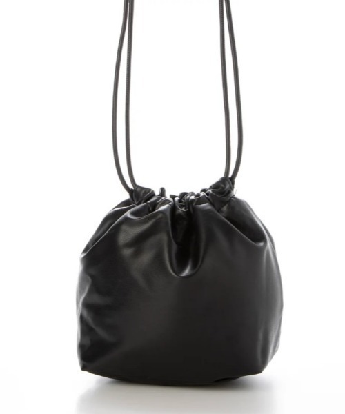 CACHELLIE（カシェリエ）の「F/FUR RE:巾着 SHOULDER（ショルダーバッグ・レディース・ブラック/ベージュ/グレイッシュベージュ・FREE）」の9枚目の写真