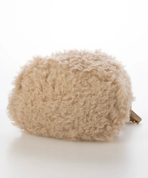 CACHELLIE（カシェリエ）の「F/FUR RE:巾着 SHOULDER（ショルダーバッグ・レディース・ブラック/ベージュ/グレイッシュベージュ・FREE）」の16枚目の写真