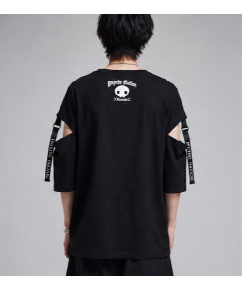 Sakka（サッカ）の「SANRIO クロミ × PSYCHO NATION コラボTEE（Tシャツ/カットソー・メンズ・ホワイト/ブラック・LARGE/MEDIUM）」の15枚目の写真