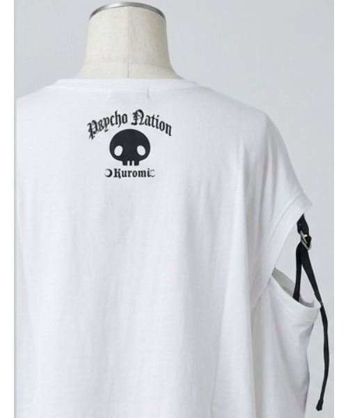 Sakka（サッカ）の「SANRIO クロミ × PSYCHO NATION コラボTEE（Tシャツ/カットソー・メンズ・ホワイト/ブラック・LARGE/MEDIUM）」の21枚目の写真