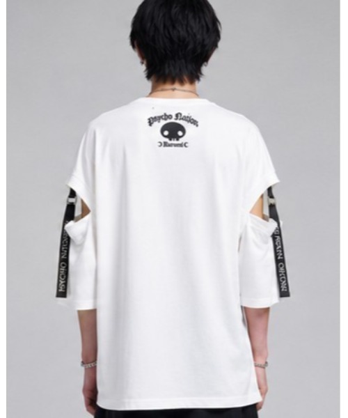 Sakka（サッカ）の「SANRIO クロミ × PSYCHO NATION コラボTEE（Tシャツ/カットソー・メンズ・ホワイト/ブラック・LARGE/MEDIUM）」の18枚目の写真