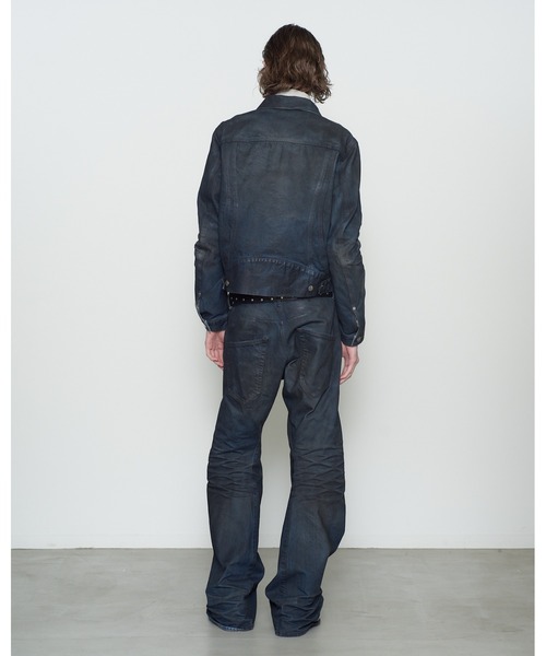 NVRFRGT(ネヴァーフォーゲット)の「DENIM TRUCKER JACKET(デニムジャケット・メンズ・インディゴブルー・2)」の5枚目の写真