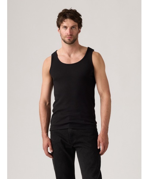 Levi's(リーバイス)の「Levi's/リーバイス 2パック リブタンクトップ(タンクトップ・メンズ・ブラック×ホワイト・XL/L/M/S)」の5枚目の写真