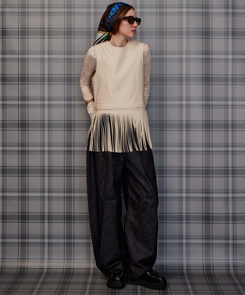 MAISON SPECIAL(メゾンスペシャル)の「【2026Autumn PRE-ORDER】CHAMBRE Scarf/CHAMBREスカーフ(バンダナ/スカーフ・レディース・その他/マルチ・FREE)」の14枚目の写真