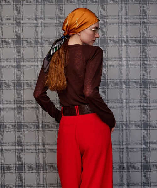 MAISON SPECIAL(メゾンスペシャル)の「【2026Autumn PRE-ORDER】CHAMBRE Scarf/CHAMBREスカーフ(バンダナ/スカーフ・レディース・その他/マルチ・FREE)」の19枚目の写真