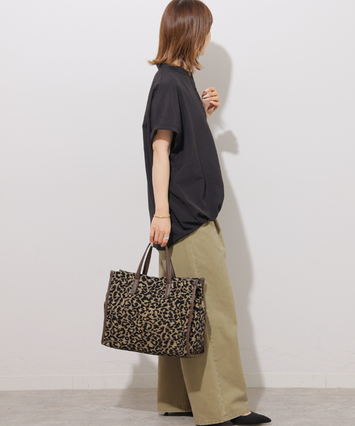 JOURNAL STANDARD relume（ジャーナルスタンダード　レリューム）の「《追加4》［2点セット］タンブラーバンドカラーセットアップ（その他パンツ・レディース・ブラック・38）」の9枚目の写真