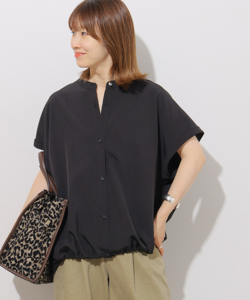 JOURNAL STANDARD relume（ジャーナルスタンダード　レリューム）の「《追加4》［2点セット］タンブラーバンドカラーセットアップ（その他パンツ・レディース・ブラック・38）」の11枚目の写真