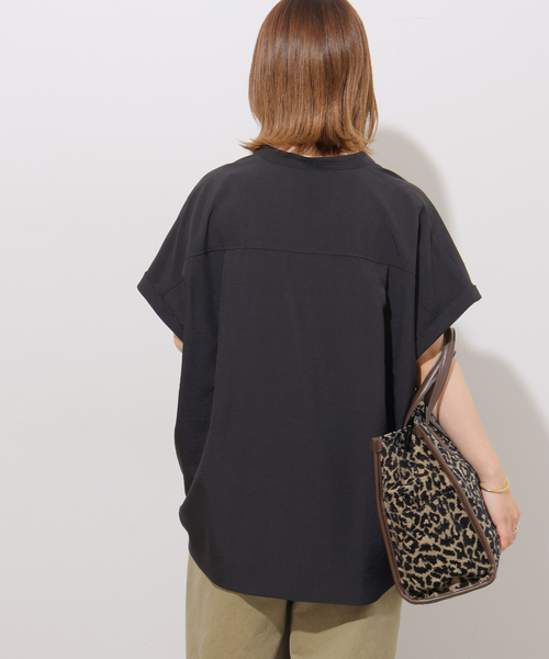 JOURNAL STANDARD relume（ジャーナルスタンダード　レリューム）の「《追加4》［2点セット］タンブラーバンドカラーセットアップ（その他パンツ・レディース・ブラック・38）」の13枚目の写真