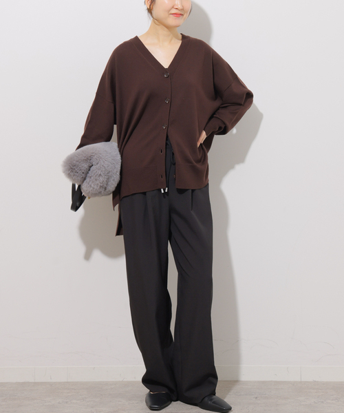 JOURNAL STANDARD relume（ジャーナルスタンダード　レリューム）の「《追加4》［2点セット］タンブラーバンドカラーセットアップ（その他パンツ・レディース・ブラック・38）」の15枚目の写真