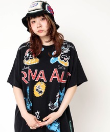 M2705 ジャンクキャラプリントTEE