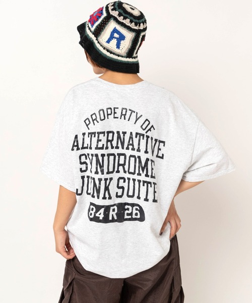 RNA(アールエヌエー)の「M2705 ジャンクキャラプリントTEE(Tシャツ/カットソー・レディース・アッシュグレー/ミント/ブラック・MEDIUM)」の8枚目の写真