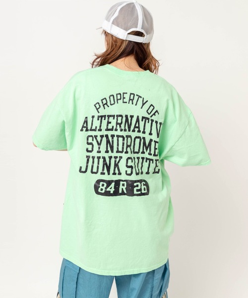 RNA(アールエヌエー)の「M2705 ジャンクキャラプリントTEE(Tシャツ/カットソー・レディース・アッシュグレー/ミント/ブラック・MEDIUM)」の10枚目の写真
