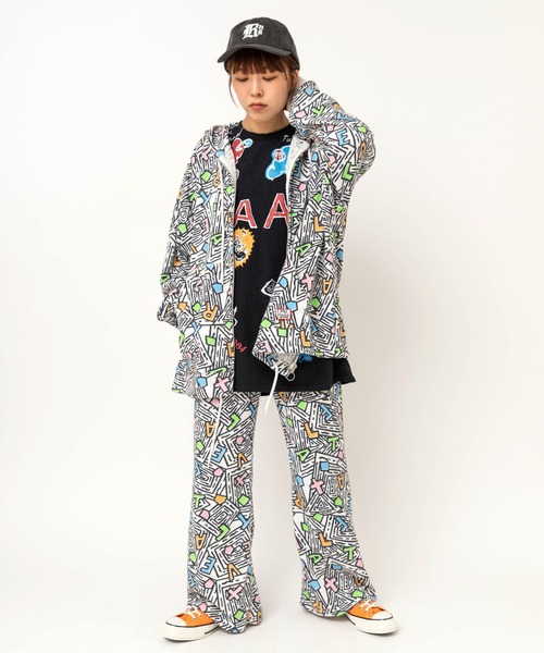 RNA(アールエヌエー)の「M2705 ジャンクキャラプリントTEE(Tシャツ/カットソー・レディース・アッシュグレー/ミント/ブラック・MEDIUM)」の11枚目の写真