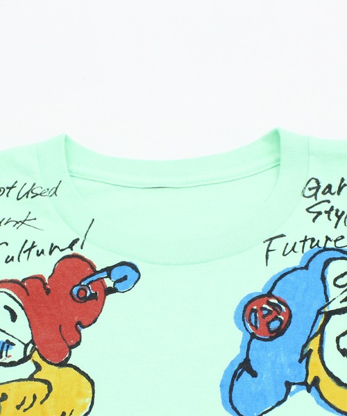 RNA(アールエヌエー)の「M2705 ジャンクキャラプリントTEE(Tシャツ/カットソー・レディース・アッシュグレー/ミント/ブラック・MEDIUM)」の16枚目の写真
